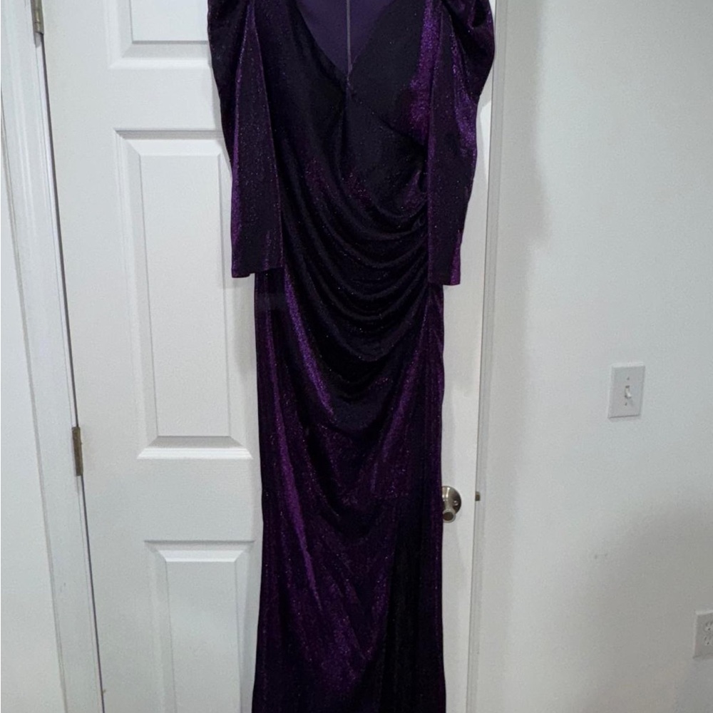 Elegant Purple Evening Gown